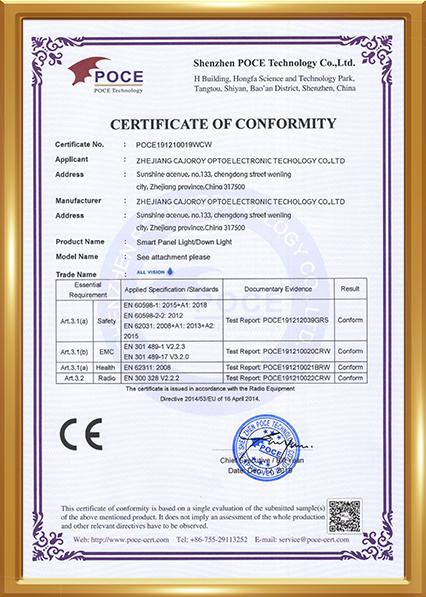 led panel light